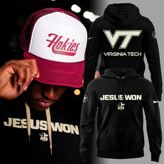 Virginia Tech Hokies x Jesus Won Limited Edition Hoodie
