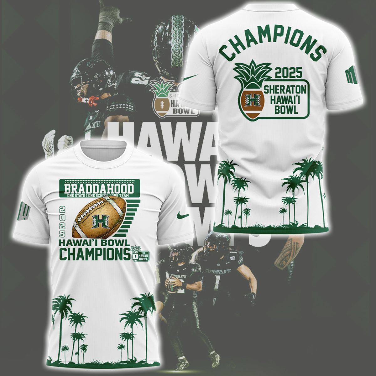 Limited Edition Hawai™i Bowl Champions Shirt