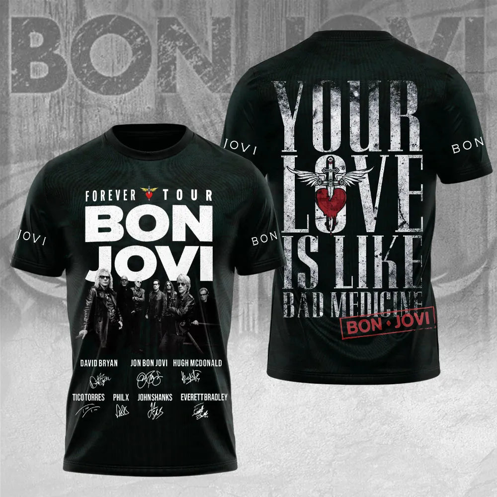 Bon Jovi – Forever Tour 2026 Limited T-Shirt