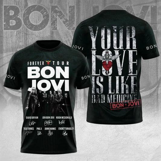 Bon Jovi – Forever Tour 2026 Limited T-Shirt