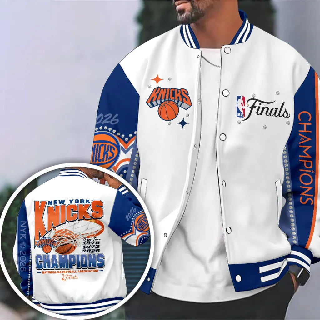 New York Knicks 2026 NBA Champions Bomber Jacket