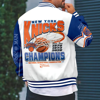 New York Knicks 2026 NBA Champions Bomber Jacket