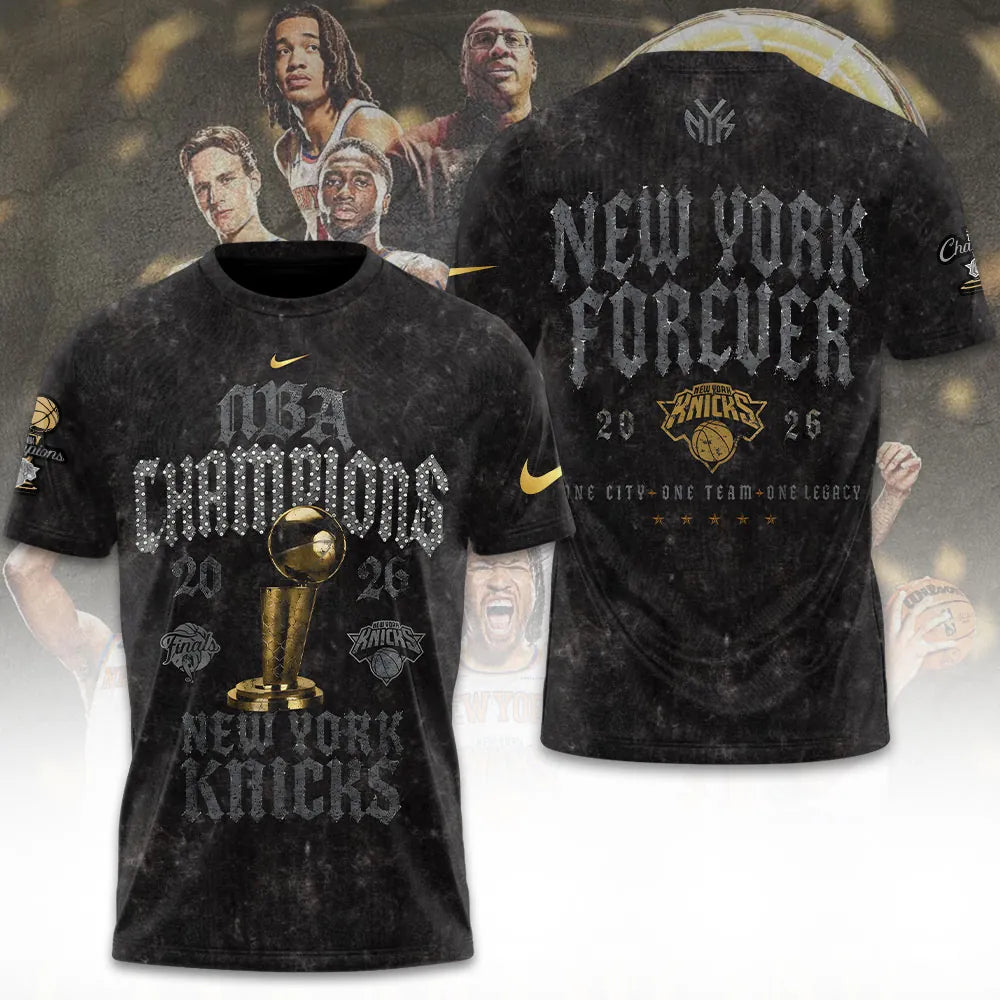 New York Knicks 2026 NBA Finals Champions T-Shirt