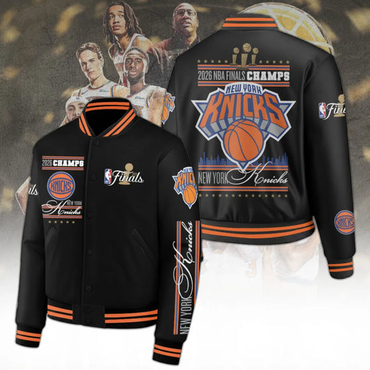 New York Knicks 2026 NBA Champions Bomber Jacket