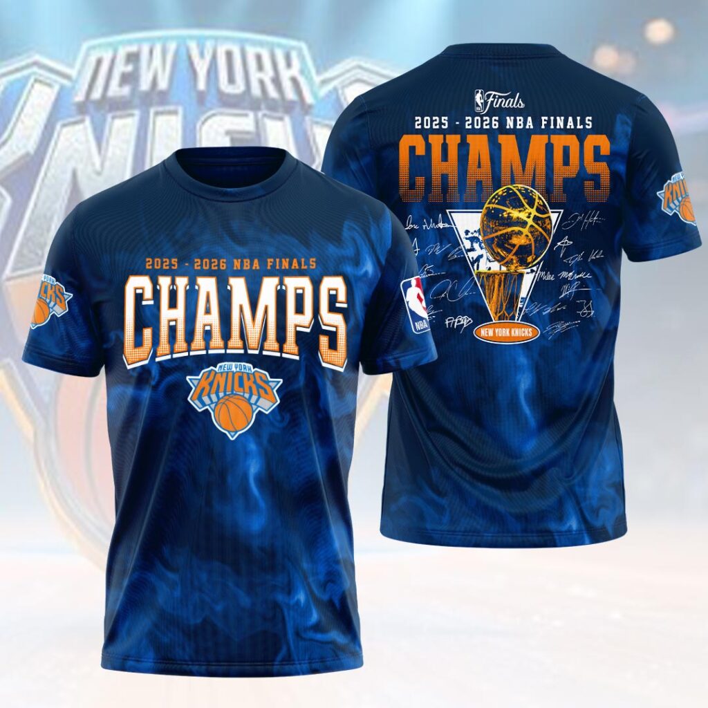 New York Knicks 2026 NBA Finals Champions T-Shirt