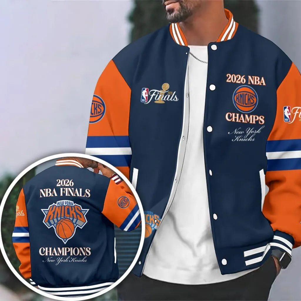 New York Knicks 2026 NBA Champions Bomber Jacket
