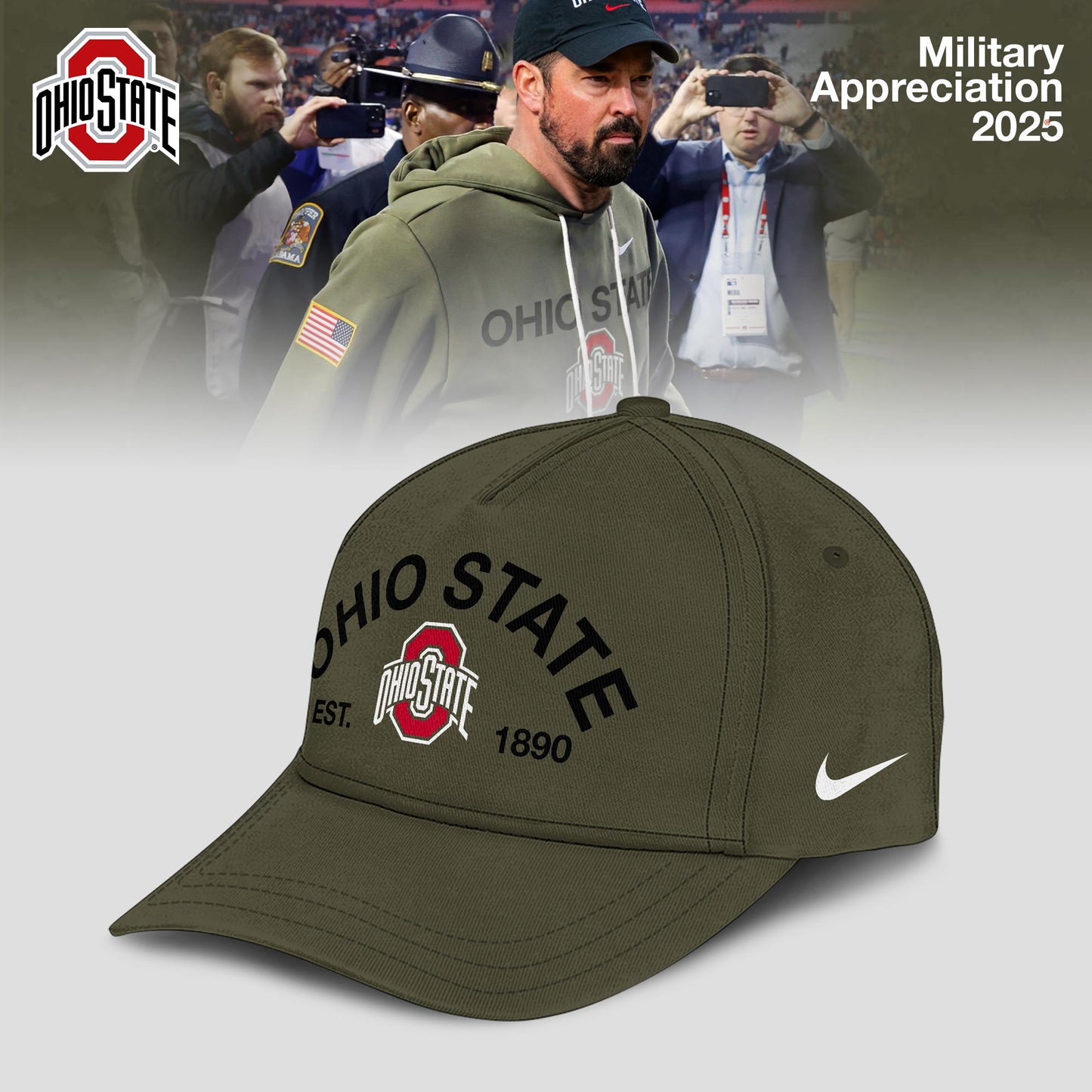 Ohio State Buckeyes 2025 Military Appreciation Limited Edition T-shirt