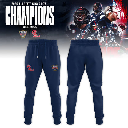 Ole Miss Rebels 2026 AllState Sugar Bowl Champions Limited Polo Shirt