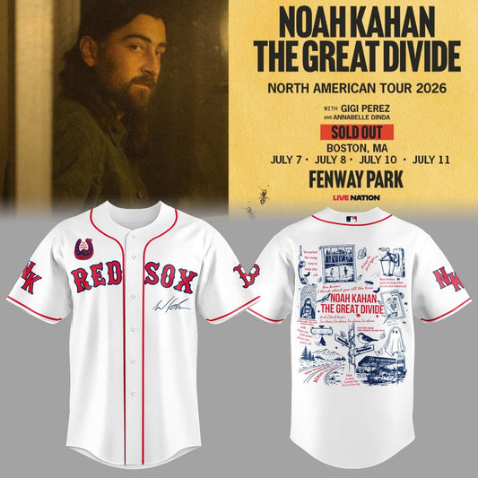 Limited Editon The Great Divide Tour At Fenway Park Boston Jersey