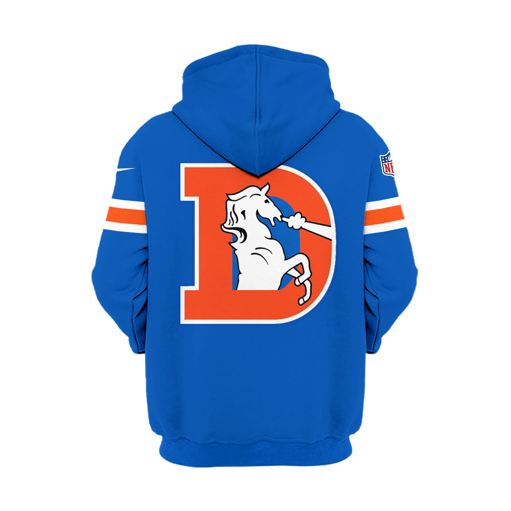 Broncos 2024 Throwback 1977 Navy Limited Hoodie