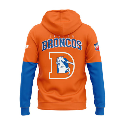 Denver Broncos NFL 2024 Limited Throwback To 77 Orange Hoodie