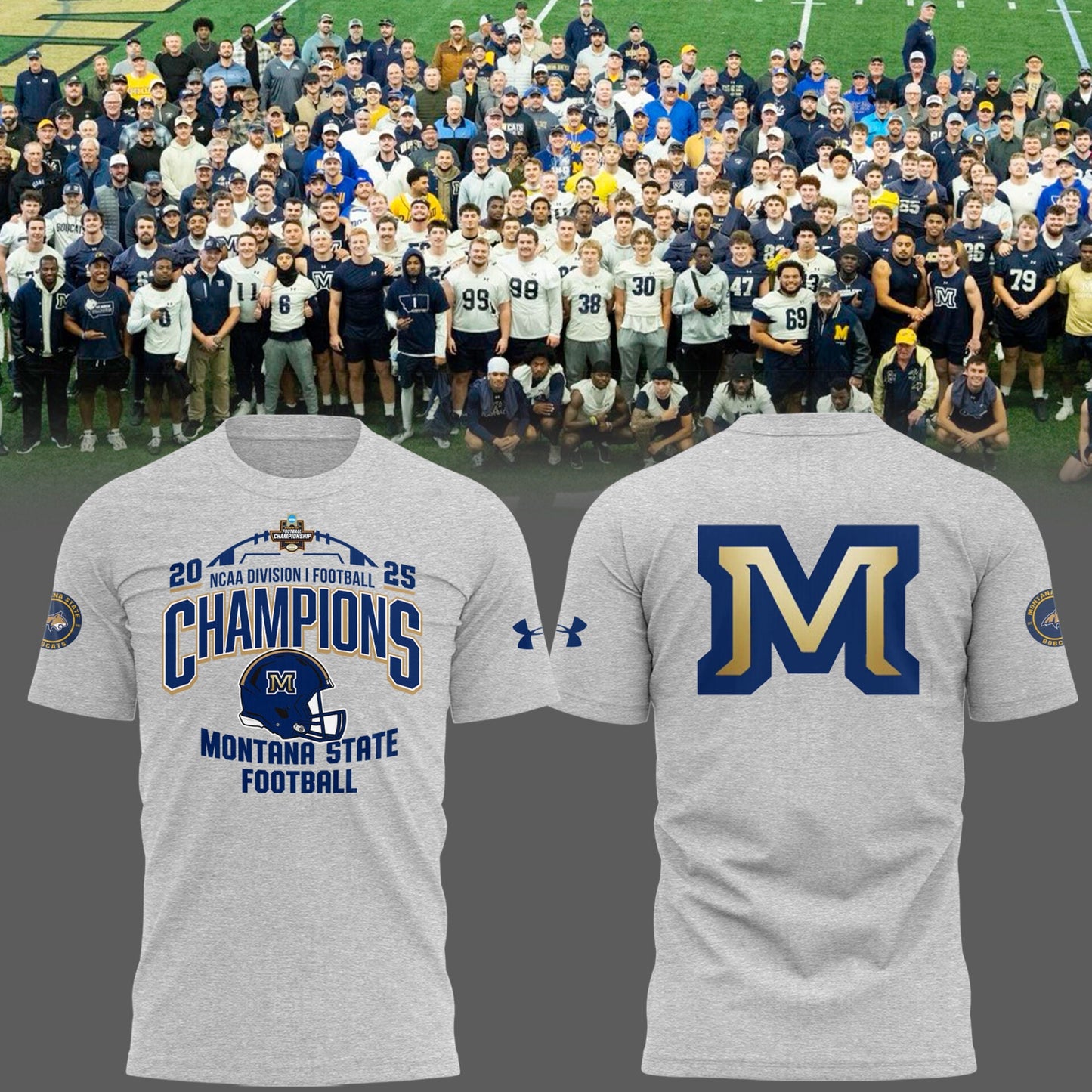 Limited Edition MSU Champions 2026 FCS Tshirt