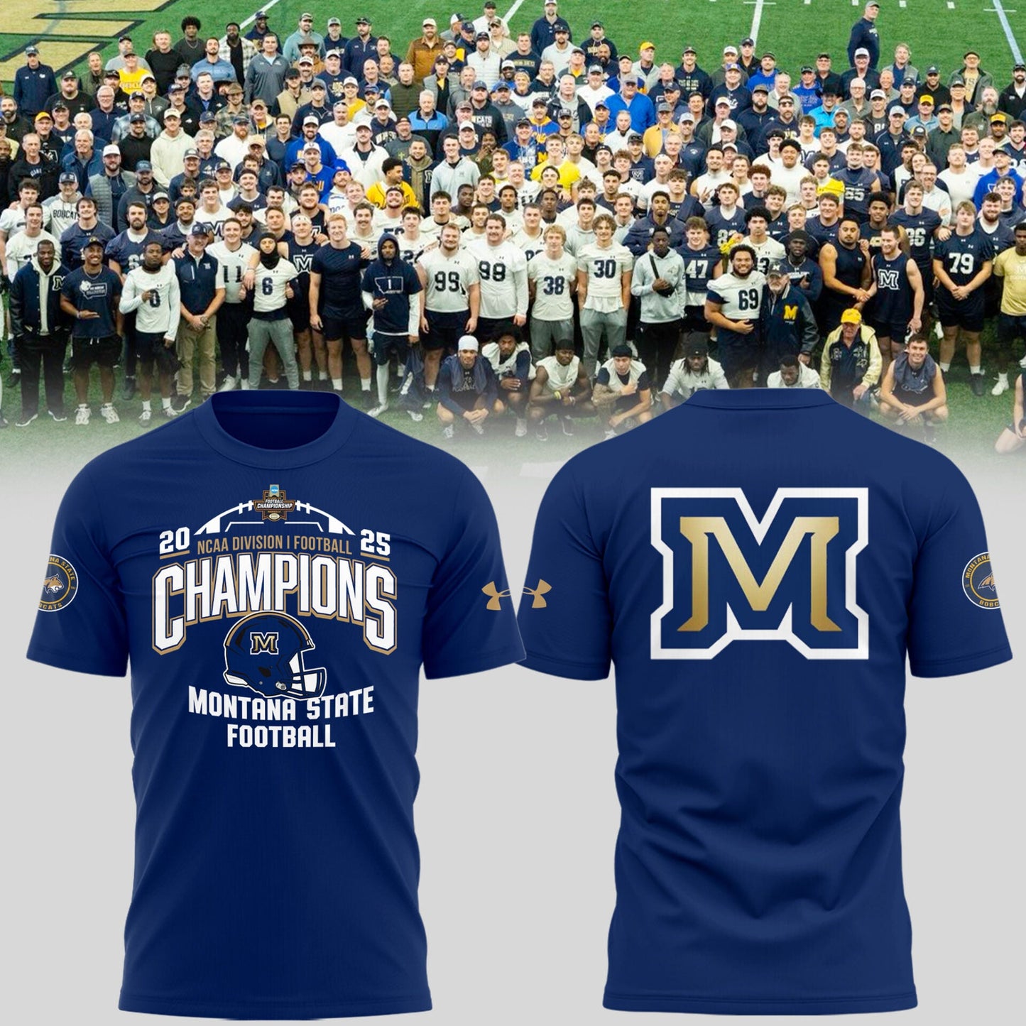 Limited Edition MSU Champions 2026 FCS Tshirt