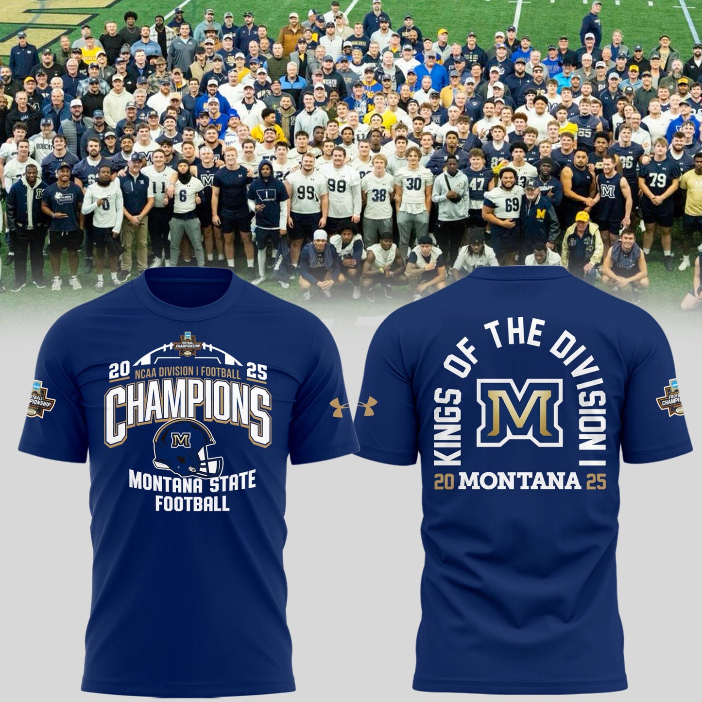 Limited Edition MSU Champions 2026 FCS Tshirt