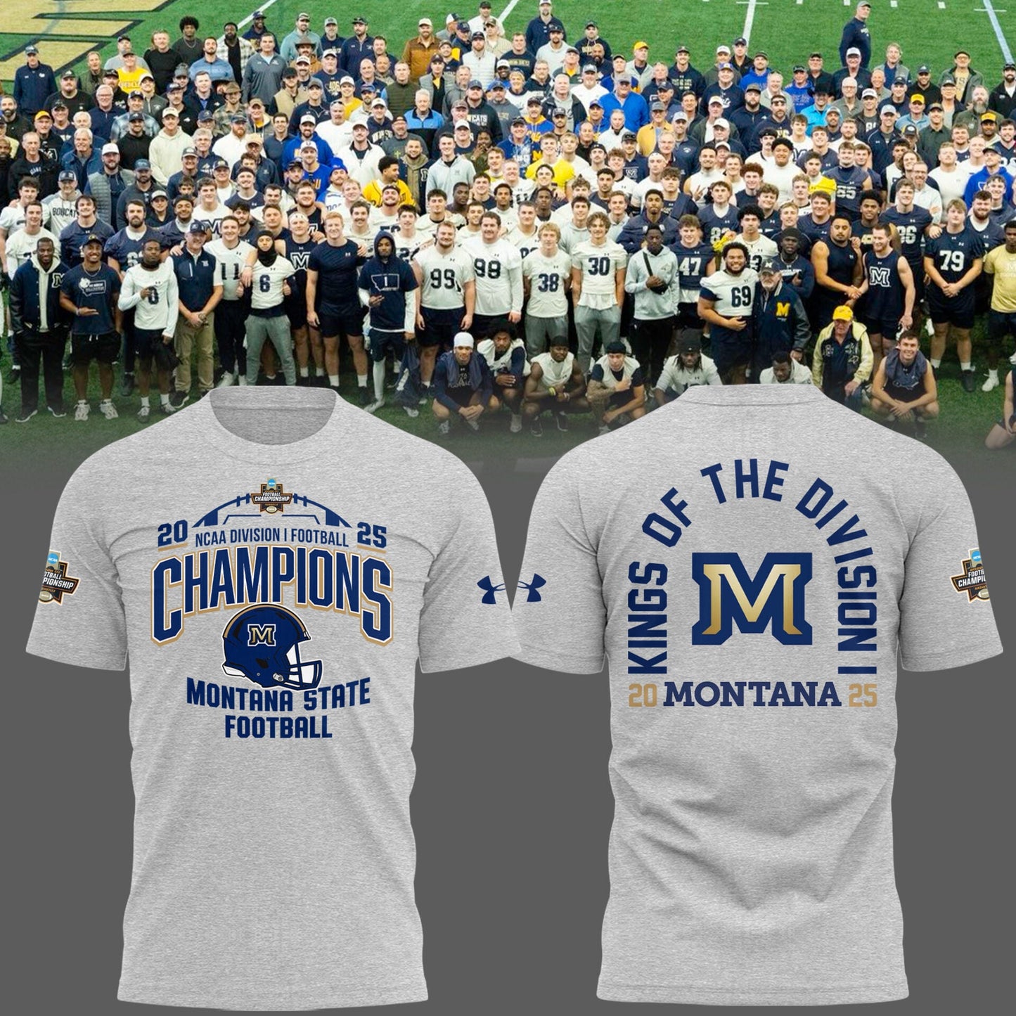 Limited Edition MSU Champions 2026 FCS Tshirt