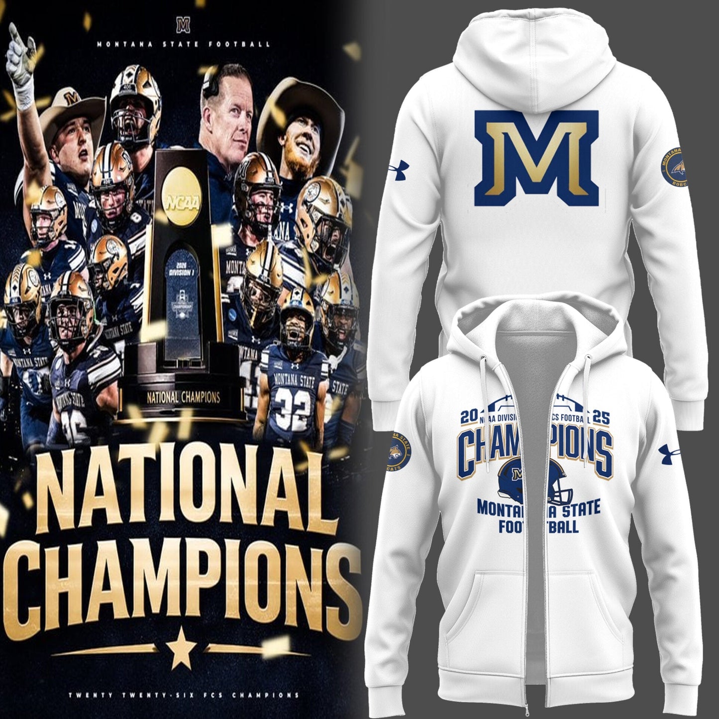 Limited Edition MSU Champions Combo Zip Hoodie