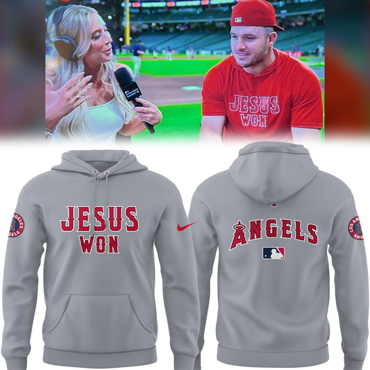 Los Angeles Angels Limited Edition Jesus Won Hoodie