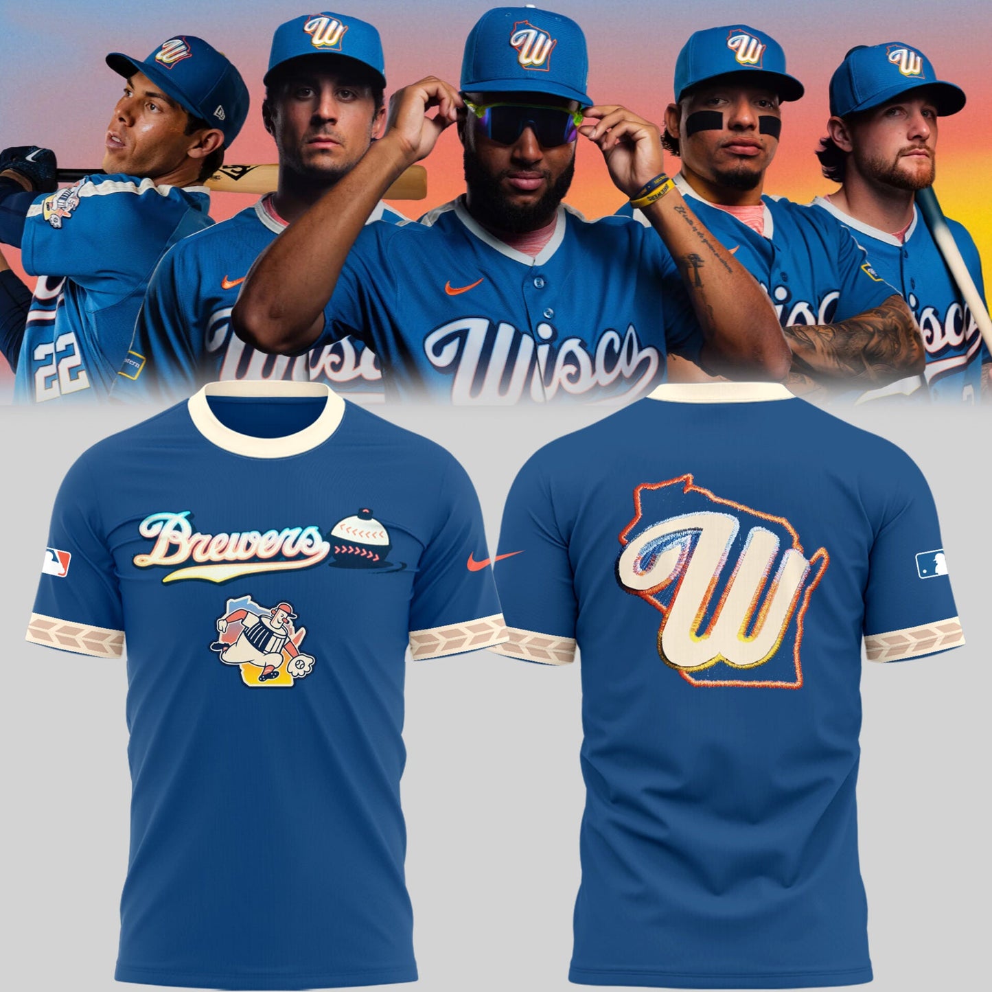 BREW âš¾ City Connect That™s the Wisco way TShirt