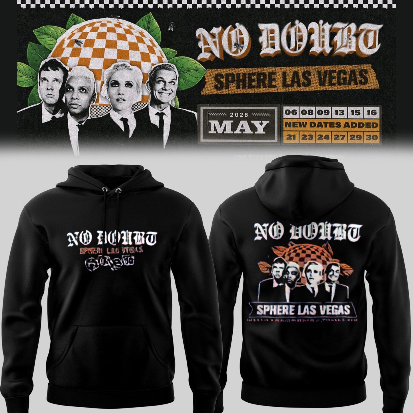 Limited Edition No Doubt Live at Sphere 2026 Hoodie