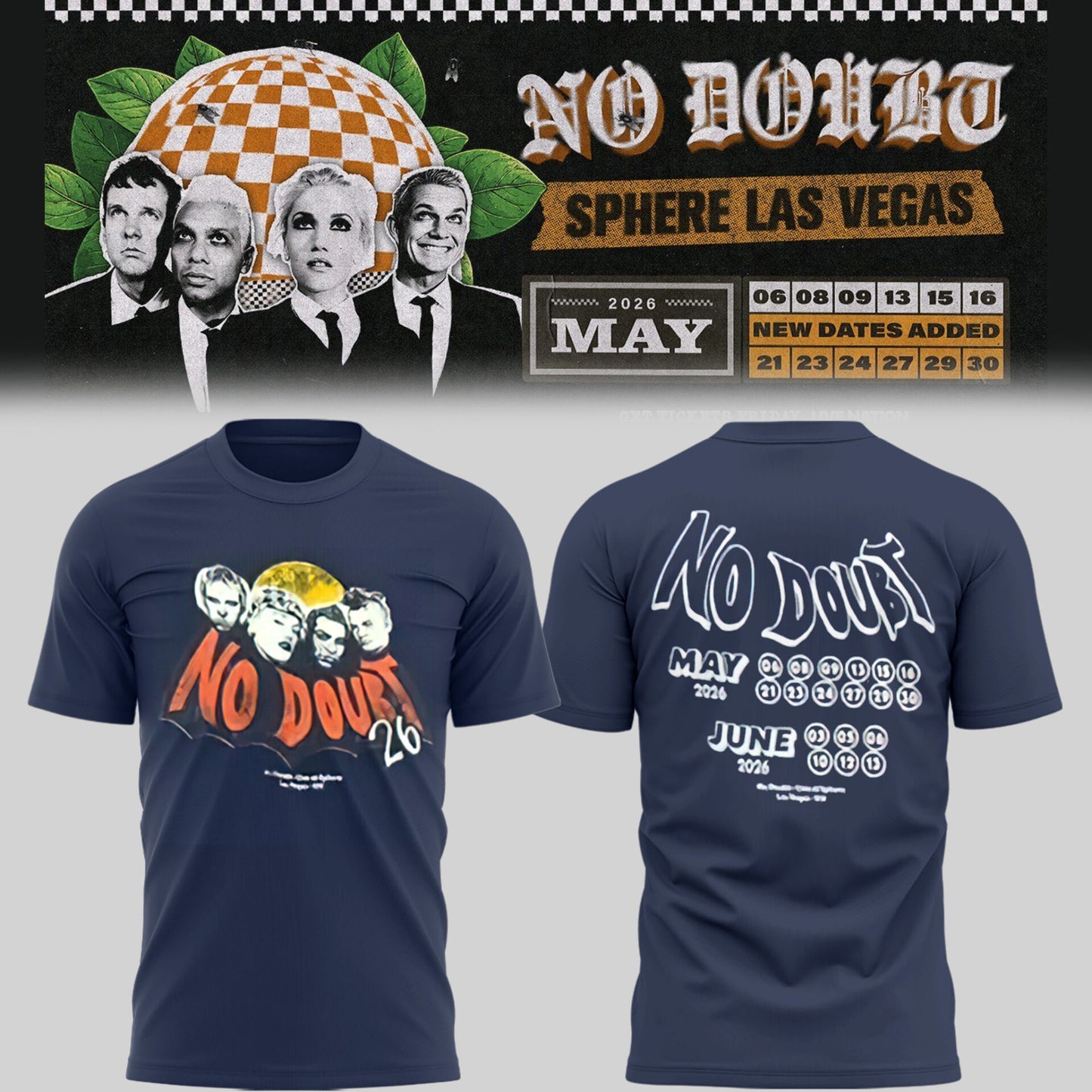 Limited Edition No Doubt Live at Sphere 2026 Shirt