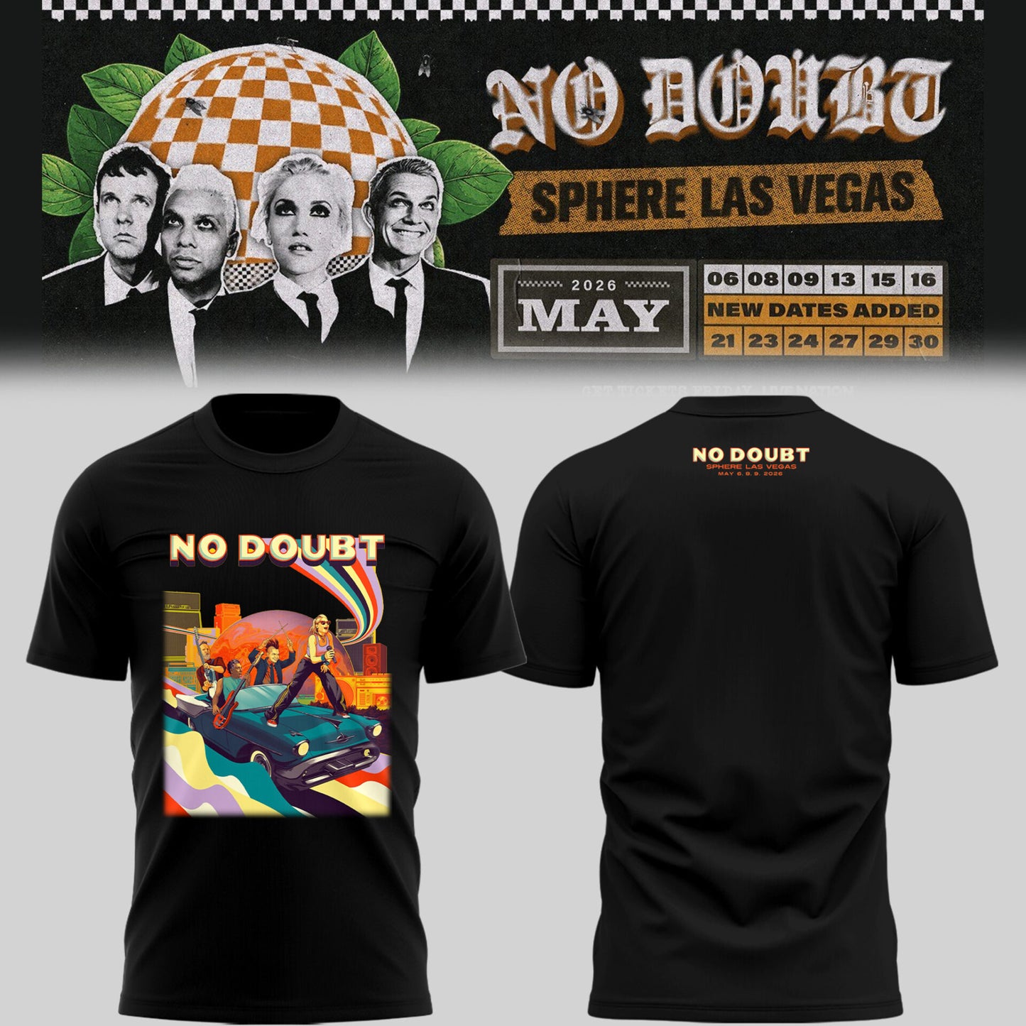 Limited Edition No Doubt Live at Sphere 2026 Shirt