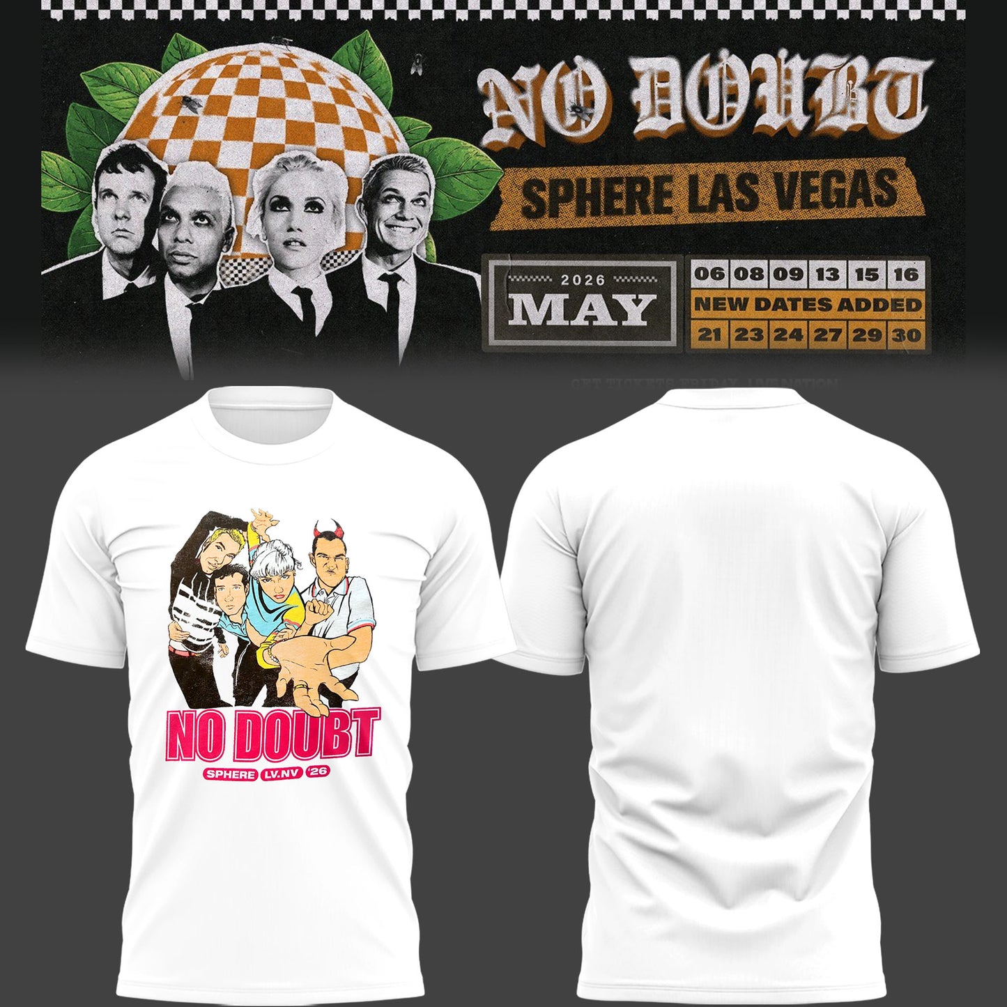 Limited Edition No Doubt Live at Sphere 2026 Shirt