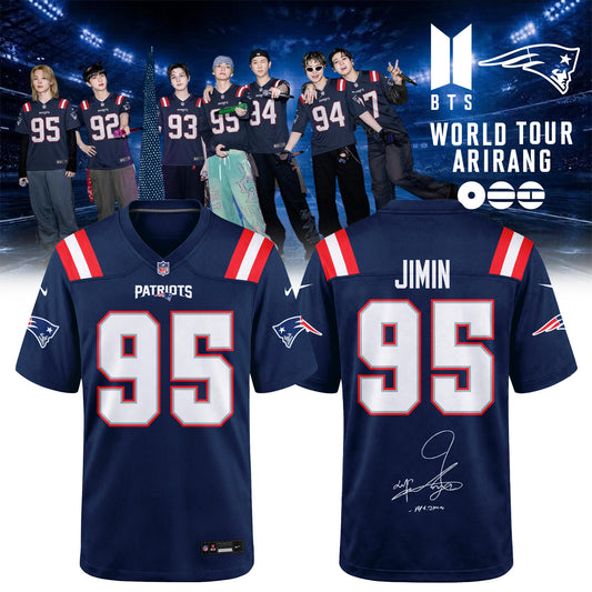 New England Patriots x BTS World Tour 2026 Limited Edition Jersey