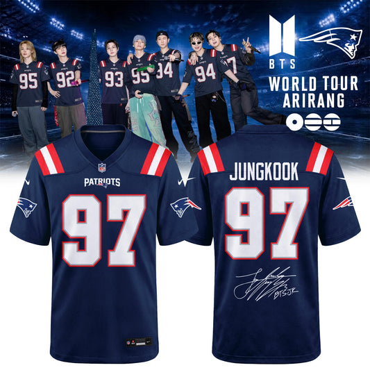New England Patriots x BTS World Tour 2026 Limited Edition Jersey