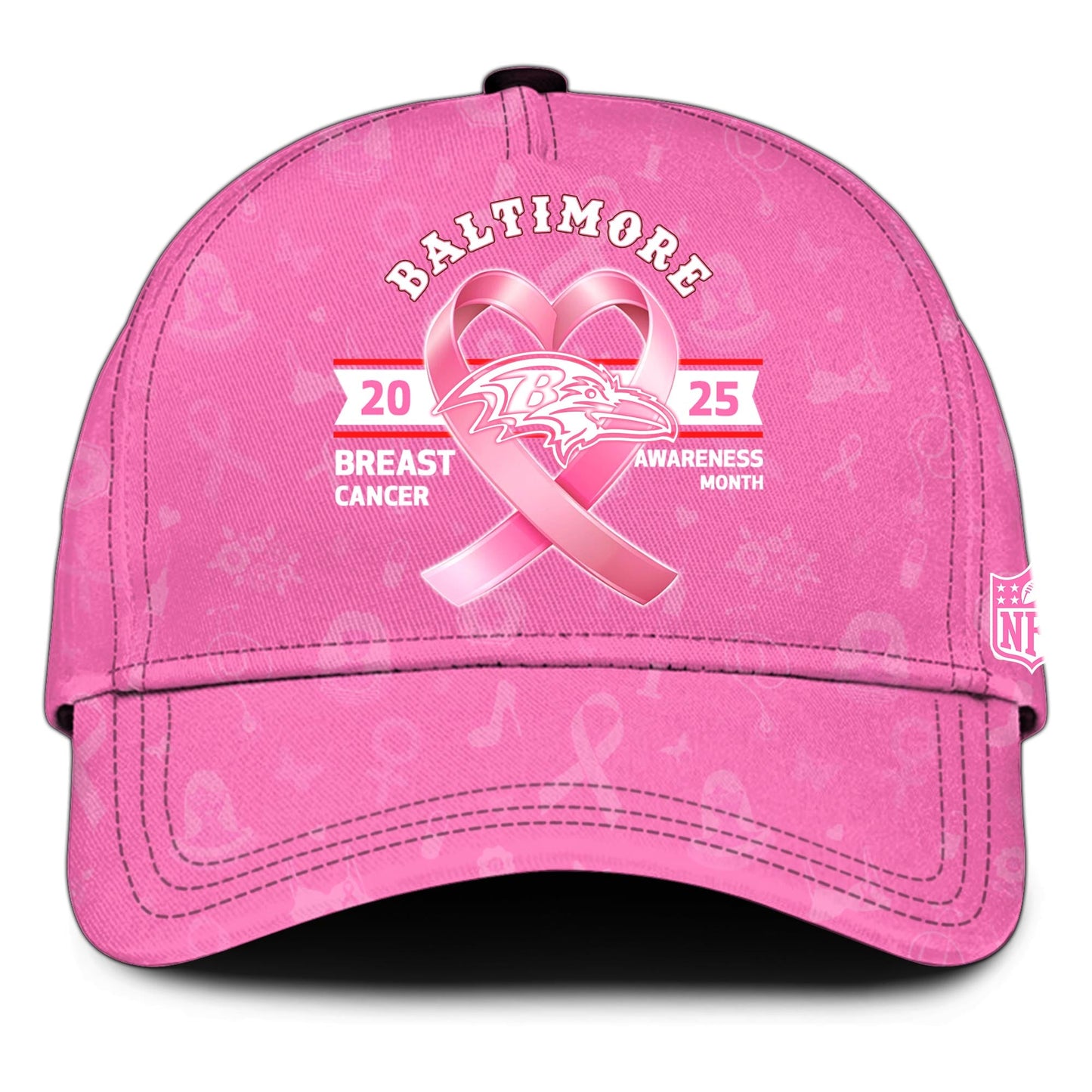 Baltimore Ravens Special Breast Cancer Awareness Month Limited Edition Hoodie 2025
