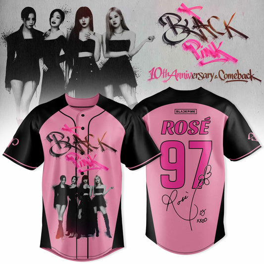 ðŸ–¤ BLACKPINK “ 10th Anniversary & Comeback ðŸ©· Jersey “ RosÃ©