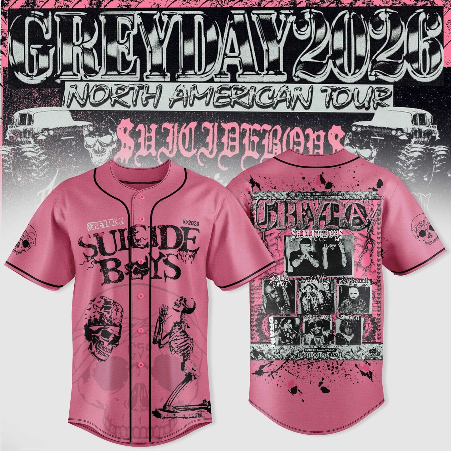 Greyday 2026 “ North American Tour Jersey