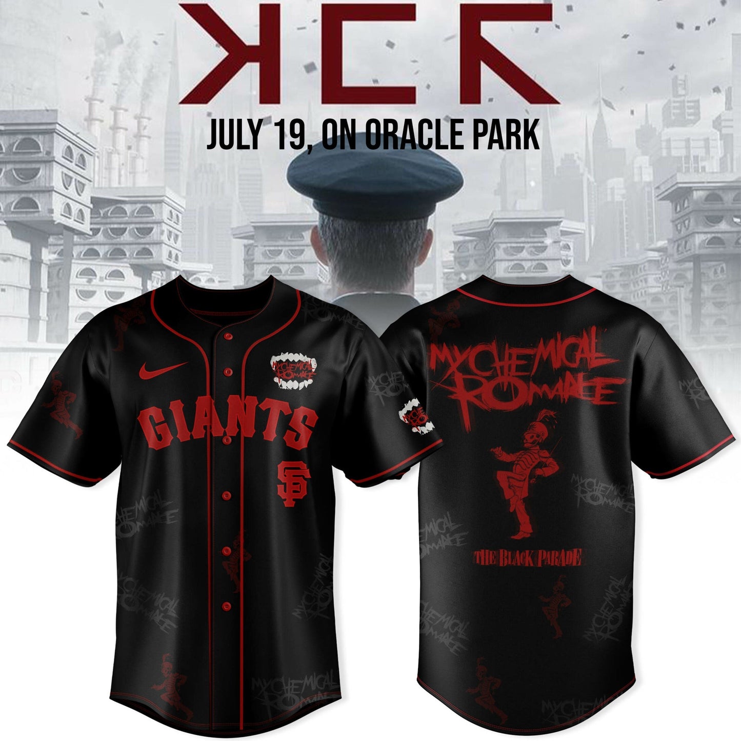 San Francisco Giants x Long Live The Black Parade “ My Chemical Romance