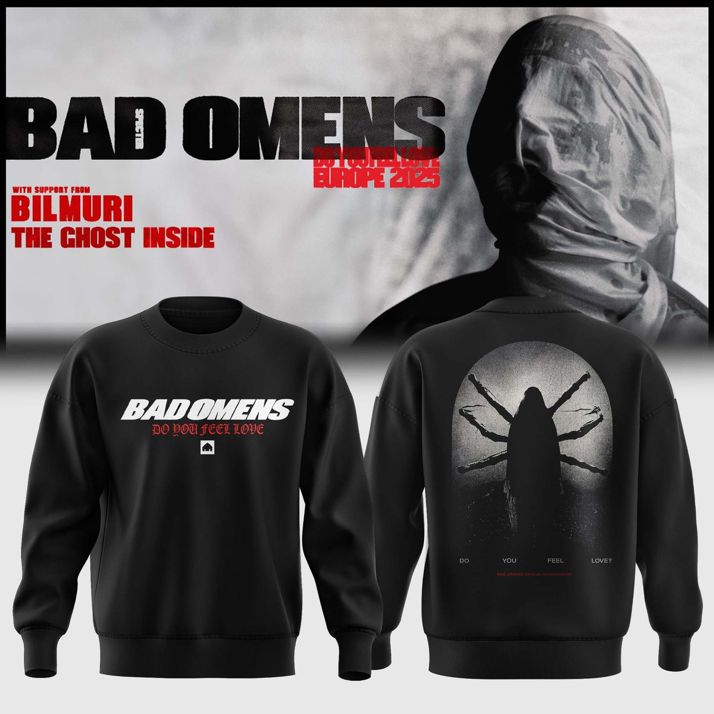 BAD OMENS: World Tour Limited Sweatshirt “ New Collection