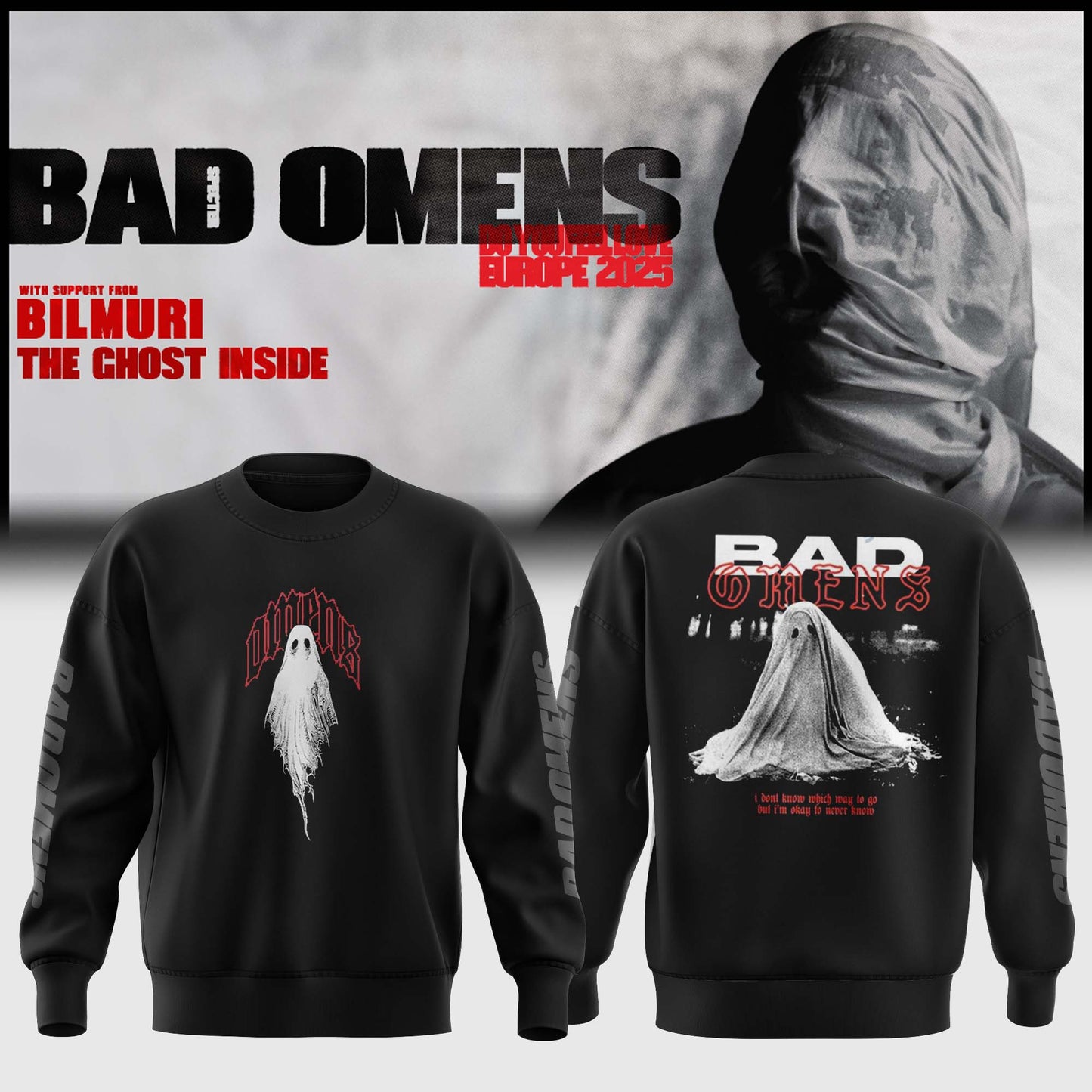BAD OMENS: World Tour Limited Sweatshirt “ New Collection