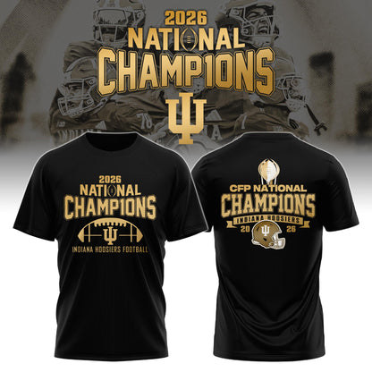 Indiana Hoosiers National Champions 2025/26 Tshirt Limited Edition + Selling Out Fast