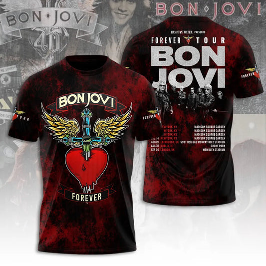 Bon Jovi – Forever Tour 2026 Limited T-Shirt