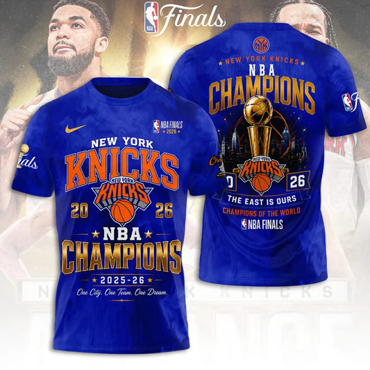 New York Knicks 2026 NBA Finals Champions T-Shirt