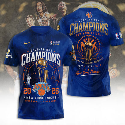 New York Knicks 2026 NBA Finals Champions T-Shirt