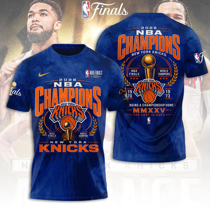 New York Knicks 2026 NBA Finals Champions T-Shirt