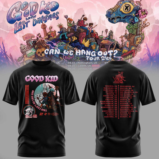 Good Kid × Last Dinosaurs – Can We Hang Out? Tour 2026 Tshirt
