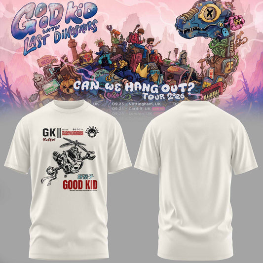 Good Kid × Last Dinosaurs – Can We Hang Out? Tour 2026 Tshirt