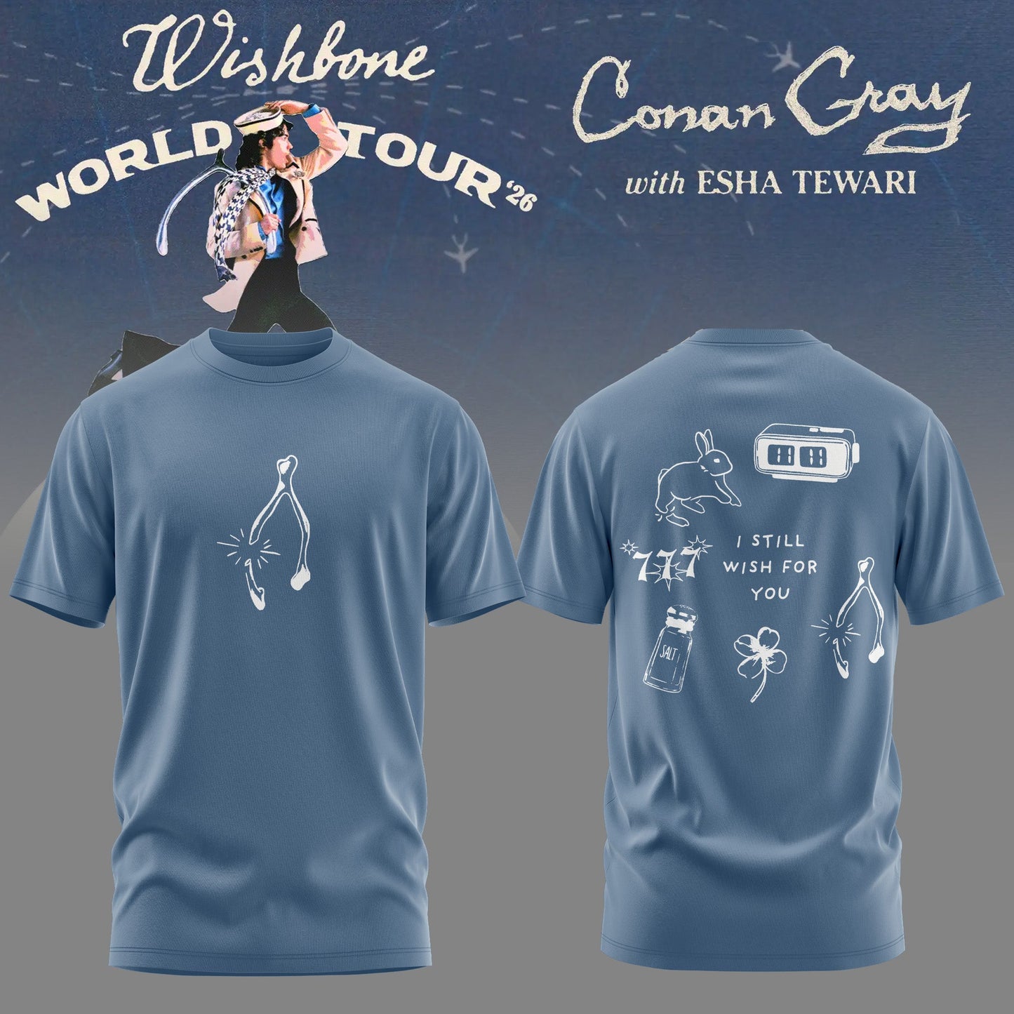 Conan Gray: Wishbone World Tour 2026 Limited T-Shirt