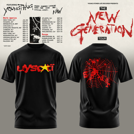 Young Thug – The New Generation World Tour 2026 Limited Tshirt