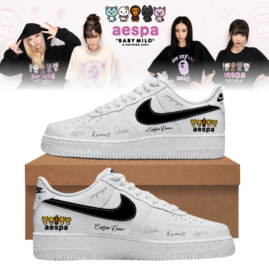 Aespa x BAPE Limited Edition Signature – Shoes