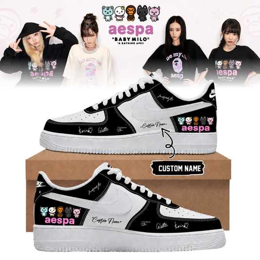 Aespa x BAPE Limited Edition Signature – Shoes