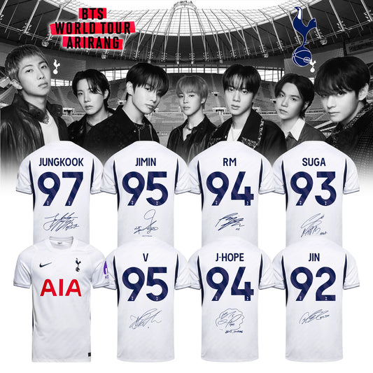 Tottenham Hotspur x BTS World Tour 2026 Signature Home Jersey