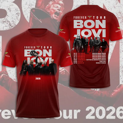 Bon Jovi – Forever Tour 2026 Limited T-Shirt