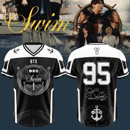 BTS “ Swim Arirang Album Mixed Mesh Jersey