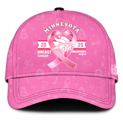 Minnesota Vikings Special Breast Cancer Awareness Month Limited Edition Hoodie 2025