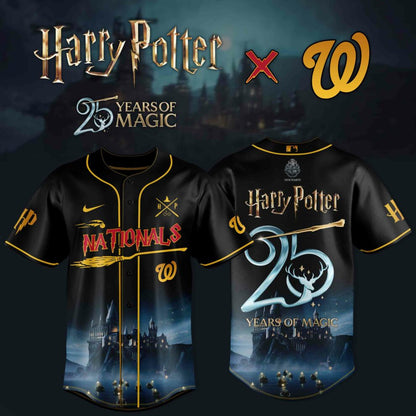 MLB x Harry Potter 25 Years of Magic Baseball Jersey